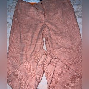 Ann Taylor high waisted orange dress pants worn once